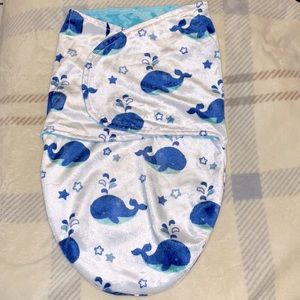 Brand New baby boy winter swaddle blanket super warm and soft